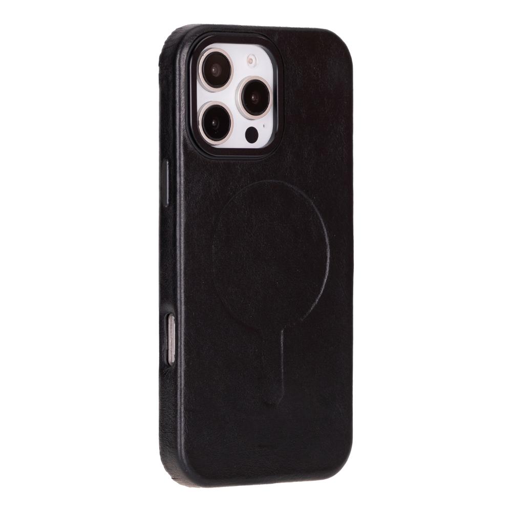 iPhone 16 Pro Max Leather Snap Case