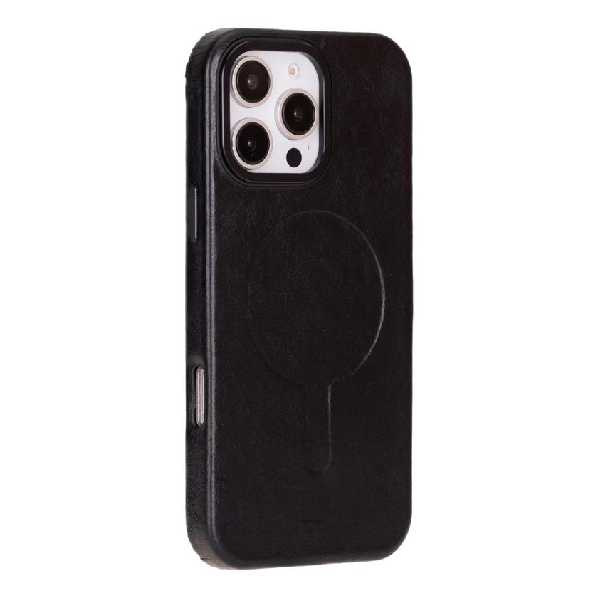 iPhone 16 Pro Max Leather Snap Case