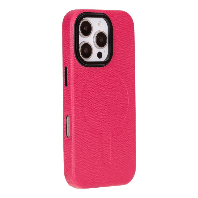 iPhone 16 Pro Max Leather Snap Case