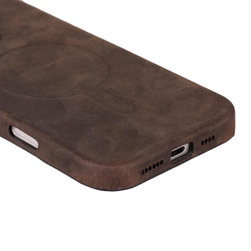 iPhone 16 Pro Max Leather Snap Case