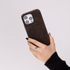 iPhone 16 Pro Max Leather Snap Case