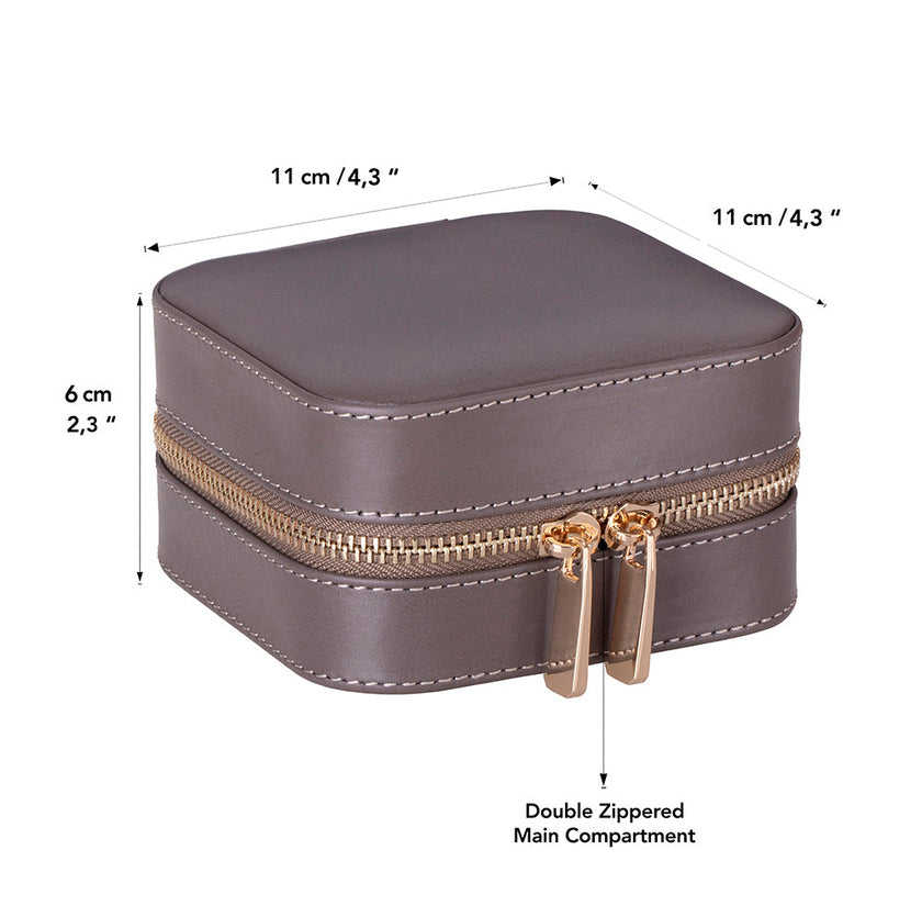 Kate Leather Jewelry Box, Medium