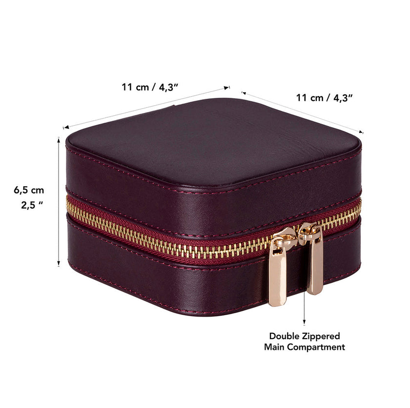 Kate Leather Jewelry Box, Medium