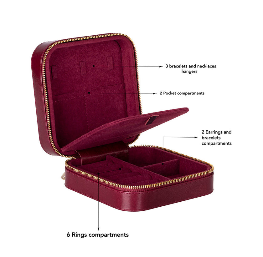 Kate Leather Jewelry Box Large