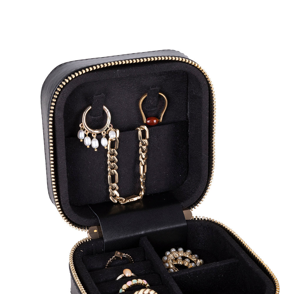 Kate Leather Jewelry Box, Medium