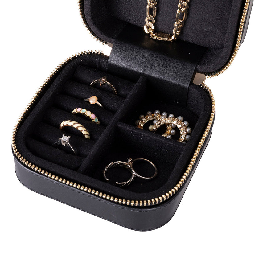 Kate Leather Jewelry Box, Medium