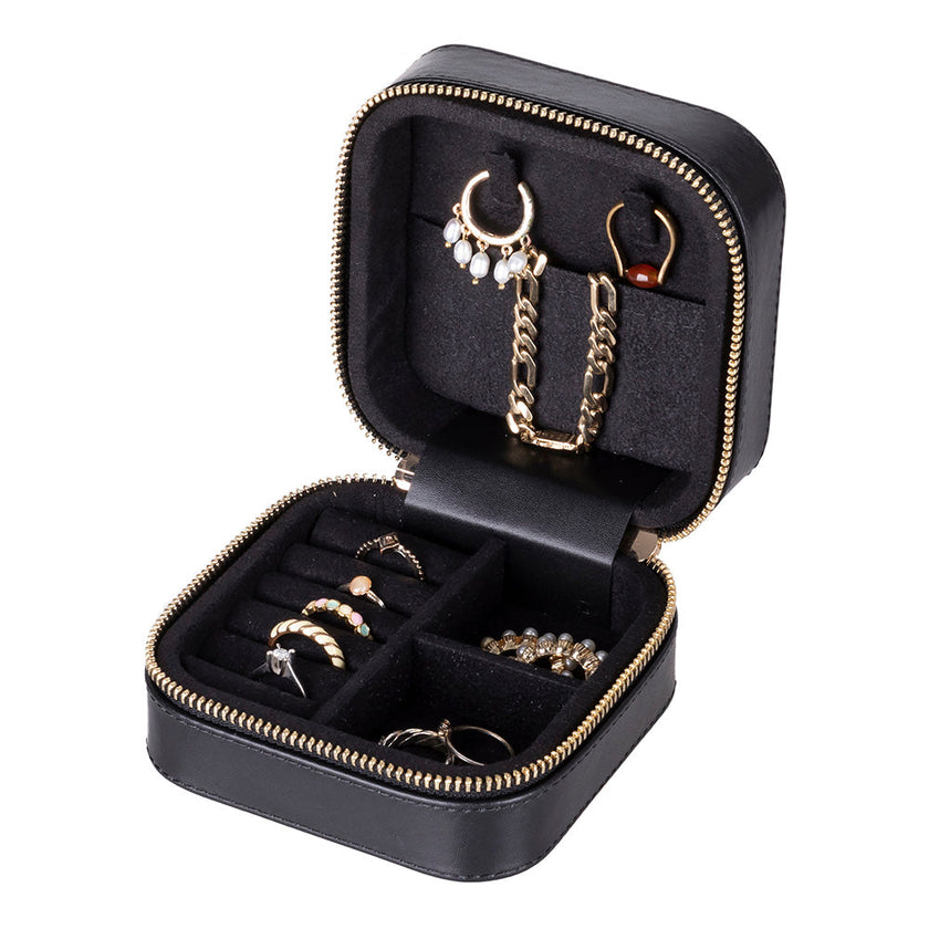 Kate Leather Jewelry Box, Medium