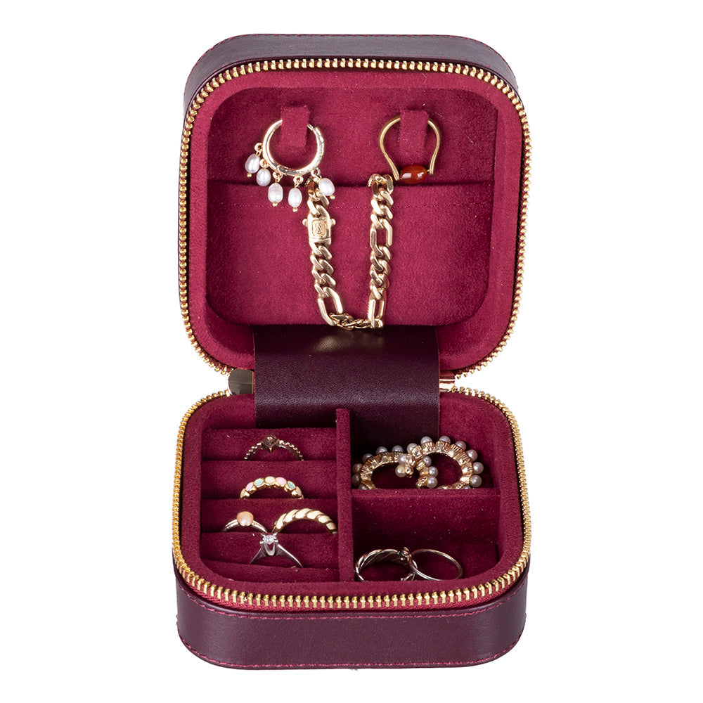 Kate Leather Jewelry Box, Medium