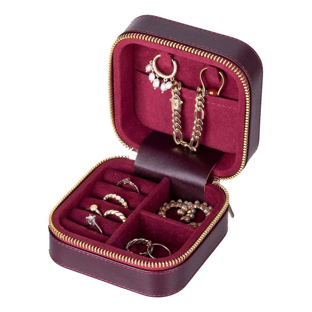 Kate Leather Jewelry Box, Medium