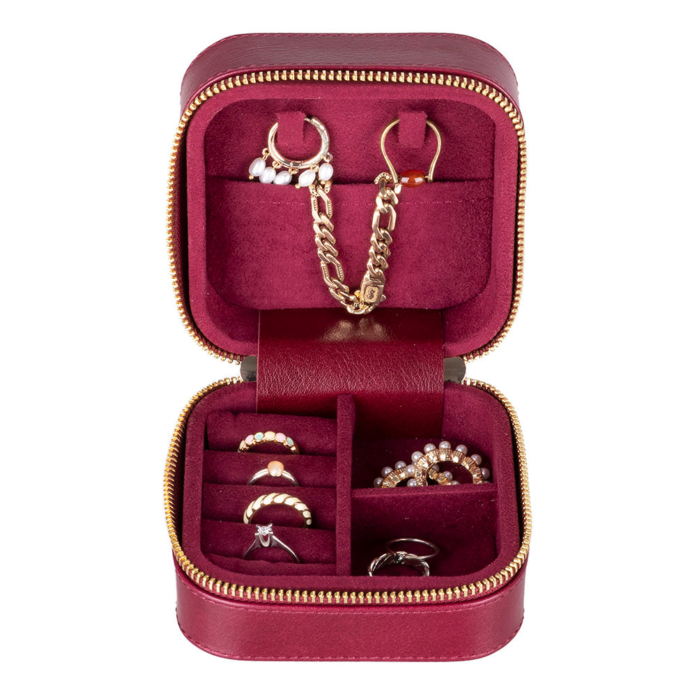 Kate Leather Jewelry Box, Medium