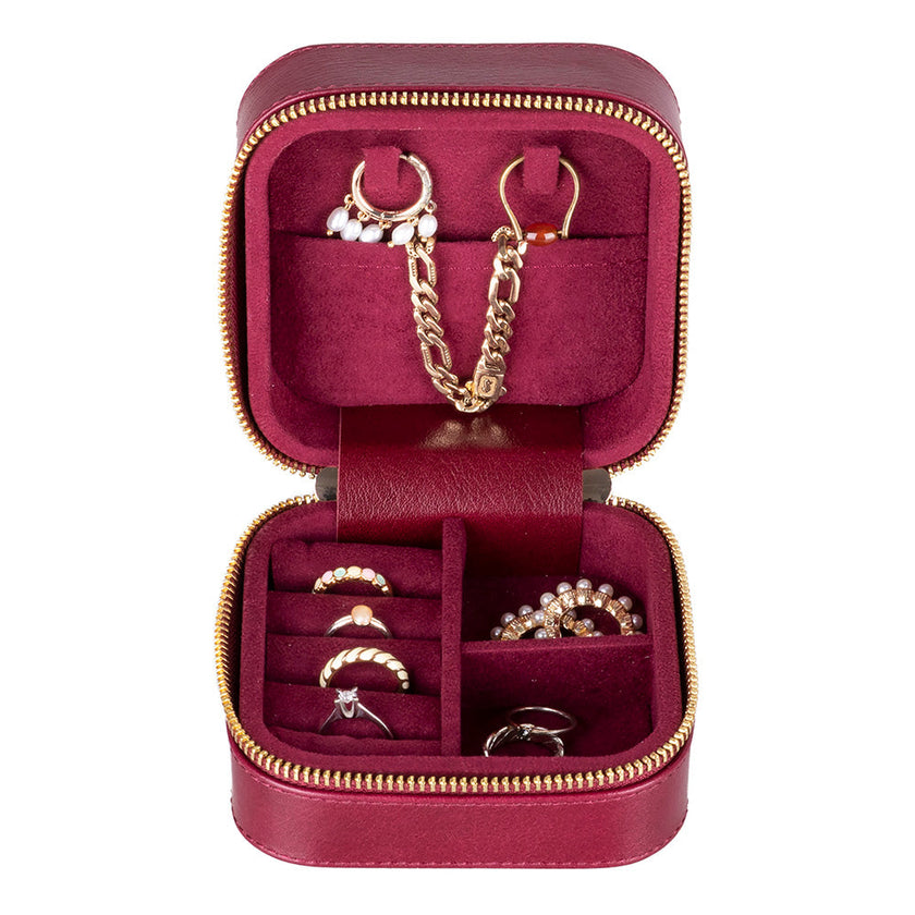 Kate Leather Jewelry Box, Medium