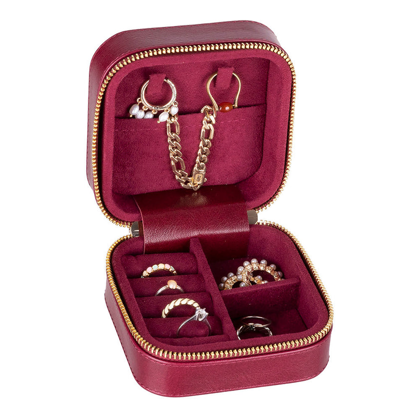 Kate Leather Jewelry Box, Medium