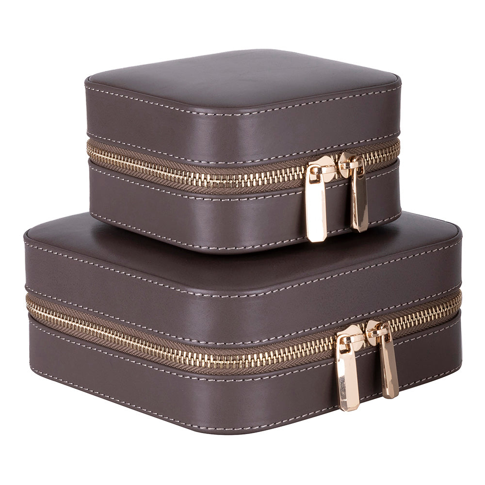 Kate Leather Jewelry Box, Medium