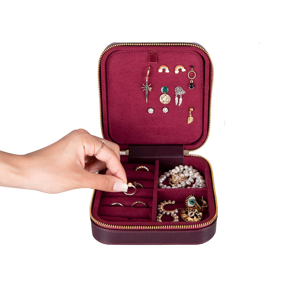 Kate Leather Jewelry Box Large