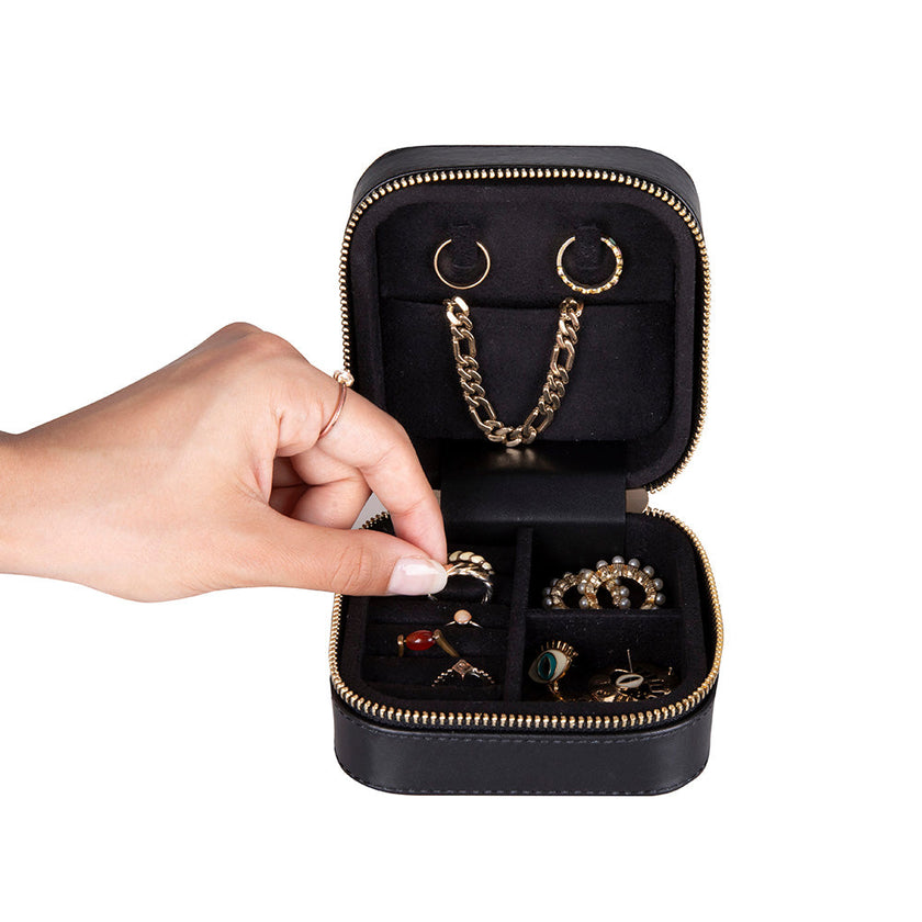 Kate Leather Jewelry Box, Medium