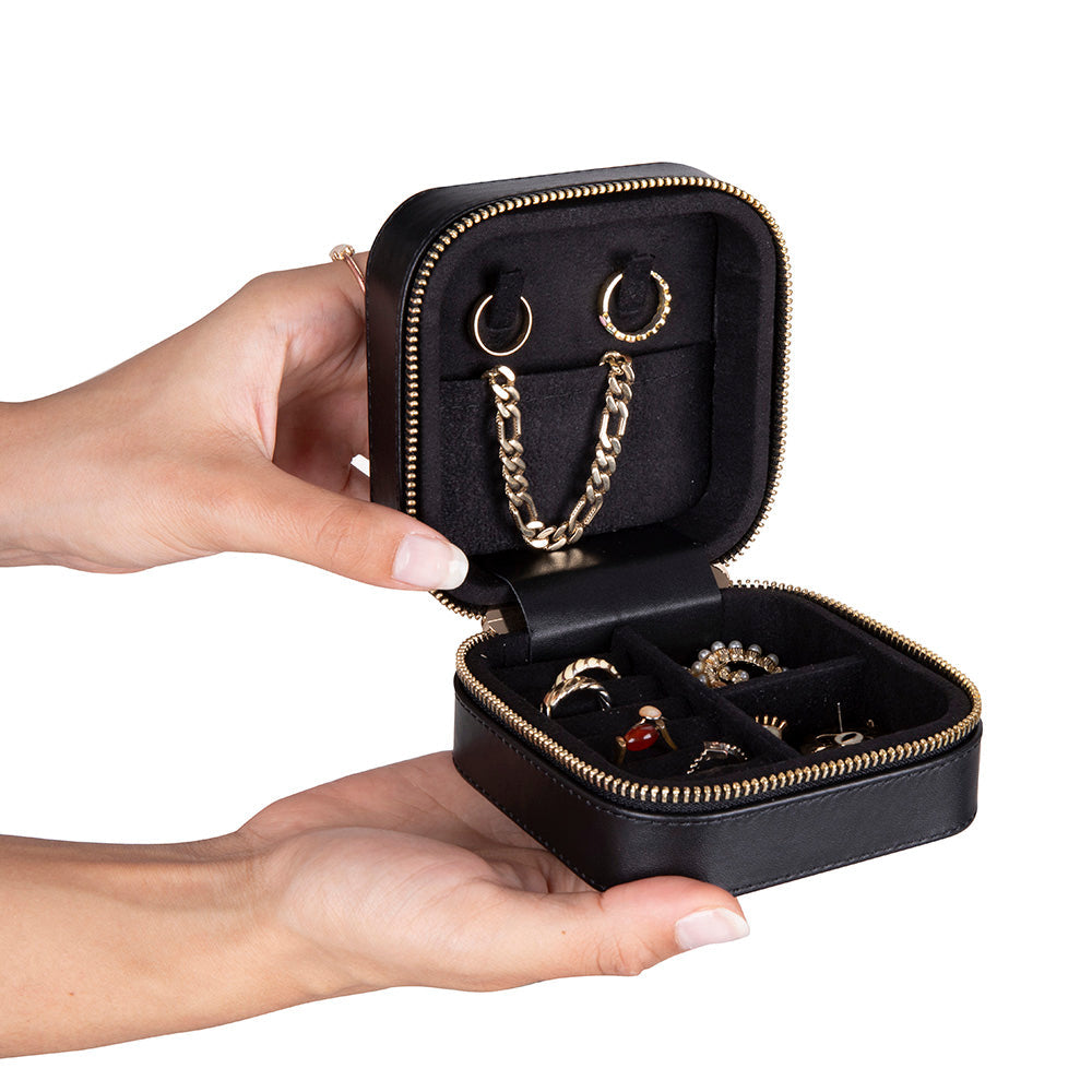 Kate Leather Jewelry Box, Medium