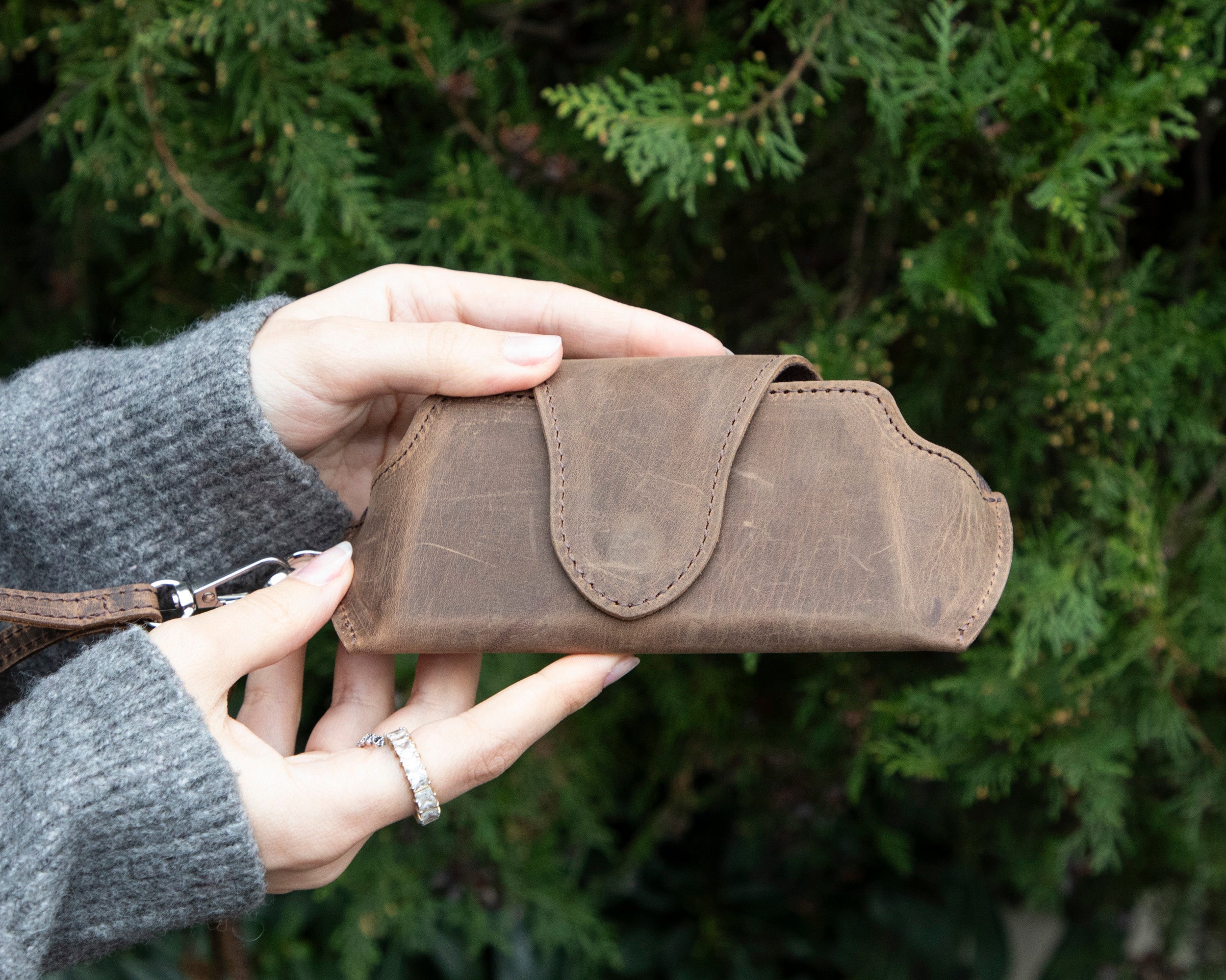 Silva Leather Glasses Case