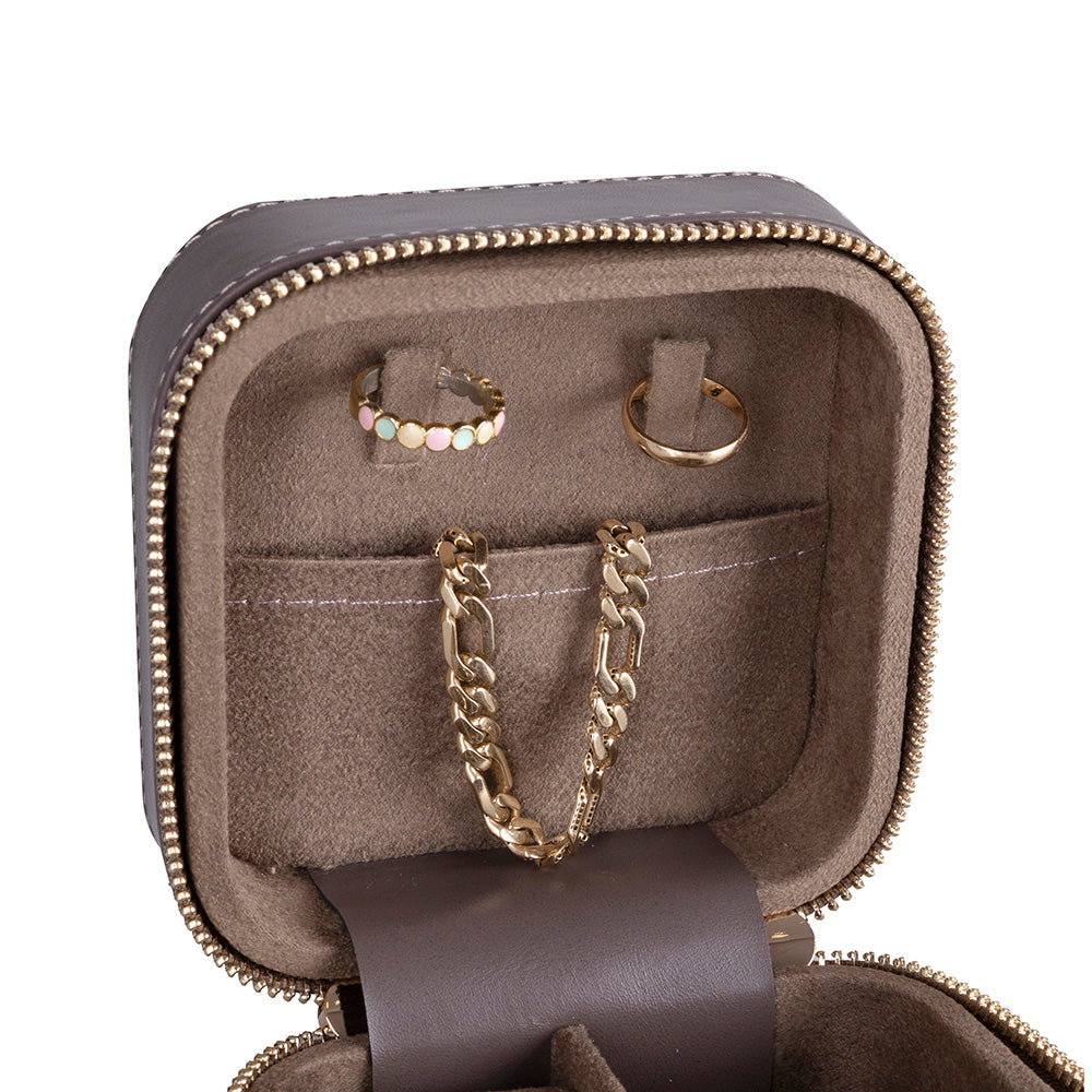 Kate Leather Jewelry Box, Medium