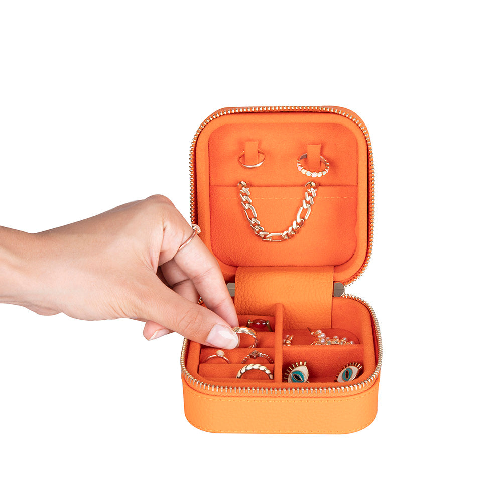 Kate Leather Jewelry Box, Medium