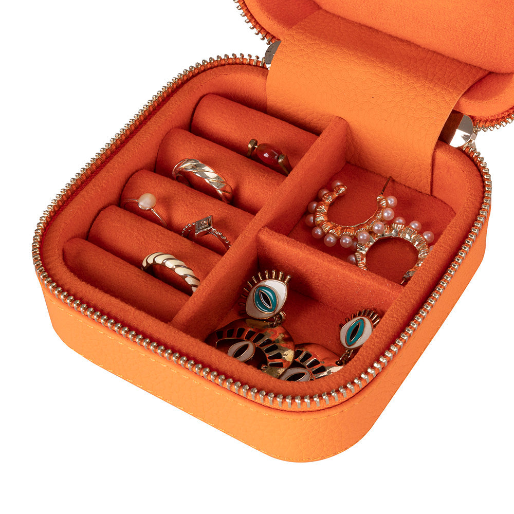 Kate Leather Jewelry Box, Medium