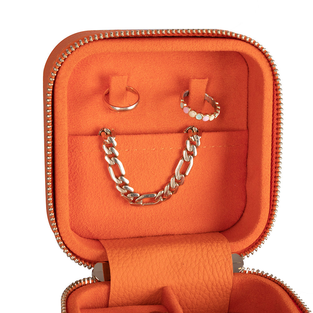 Kate Leather Jewelry Box, Medium