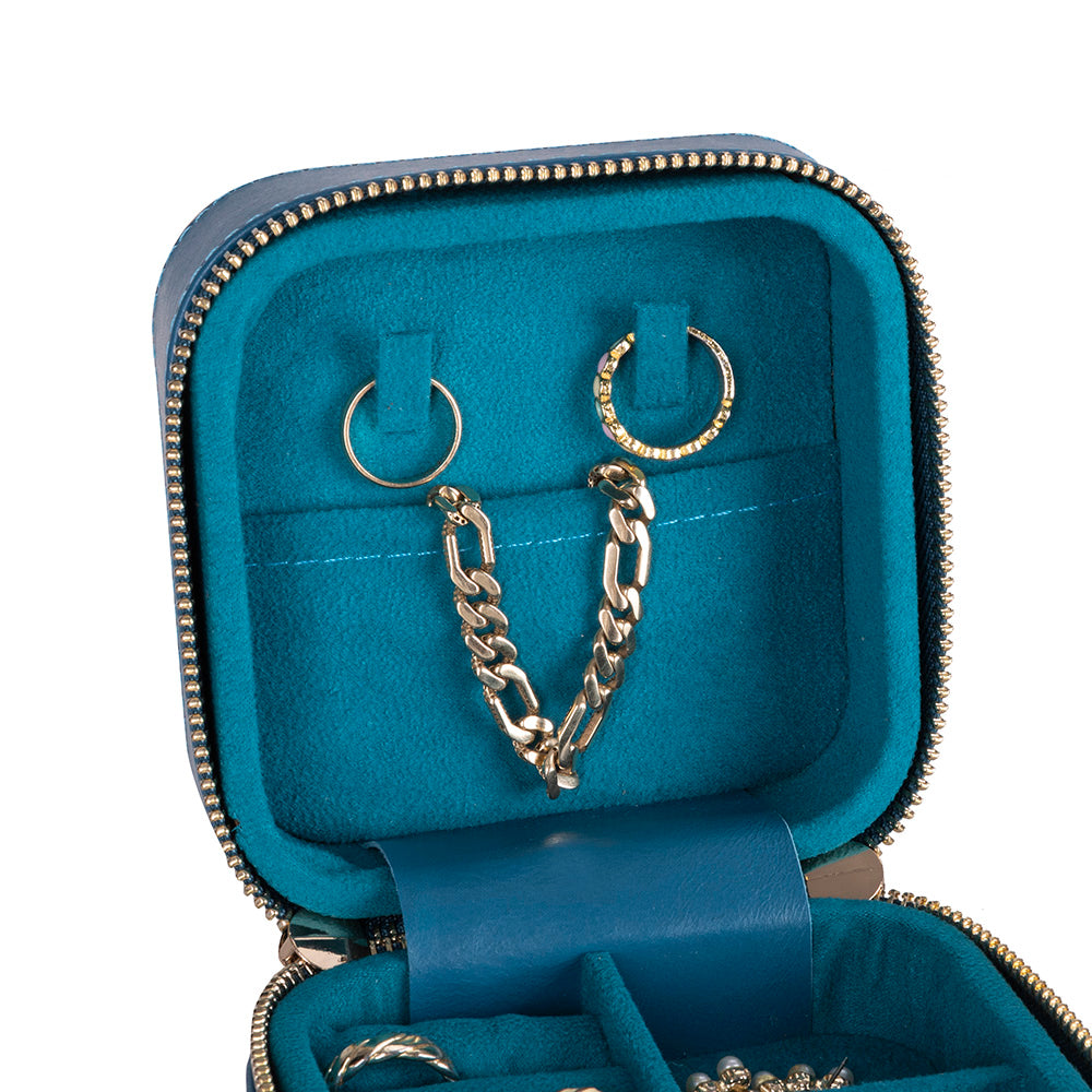 Kate Leather Jewelry Box, Medium