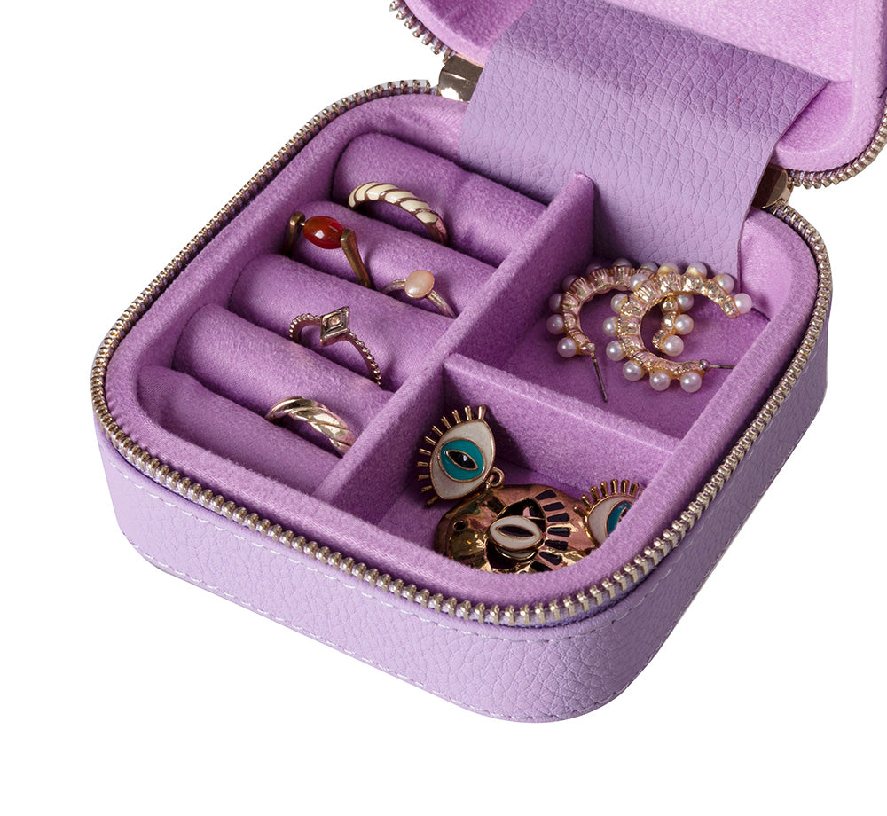 Kate Leather Jewelry Box, Medium