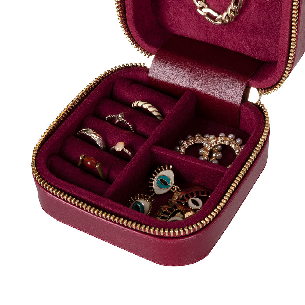 Kate Leather Jewelry Box, Medium