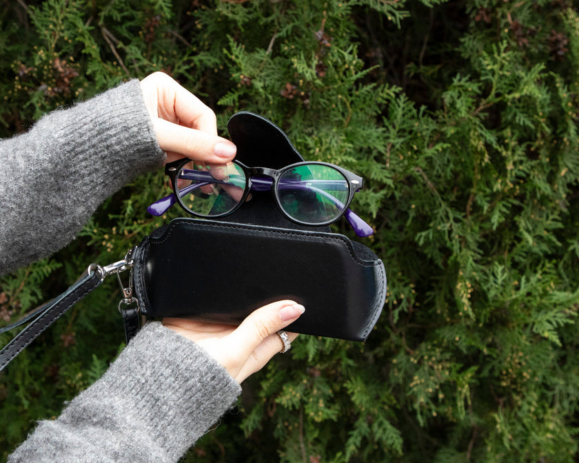 Silva Leather Glasses Case
