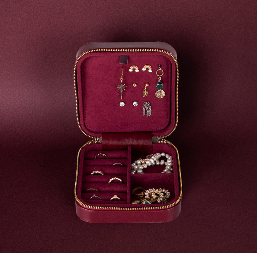 Kate Leather Jewelry Box Large