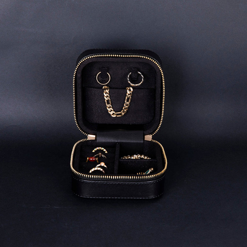 Kate Leather Jewelry Box, Medium