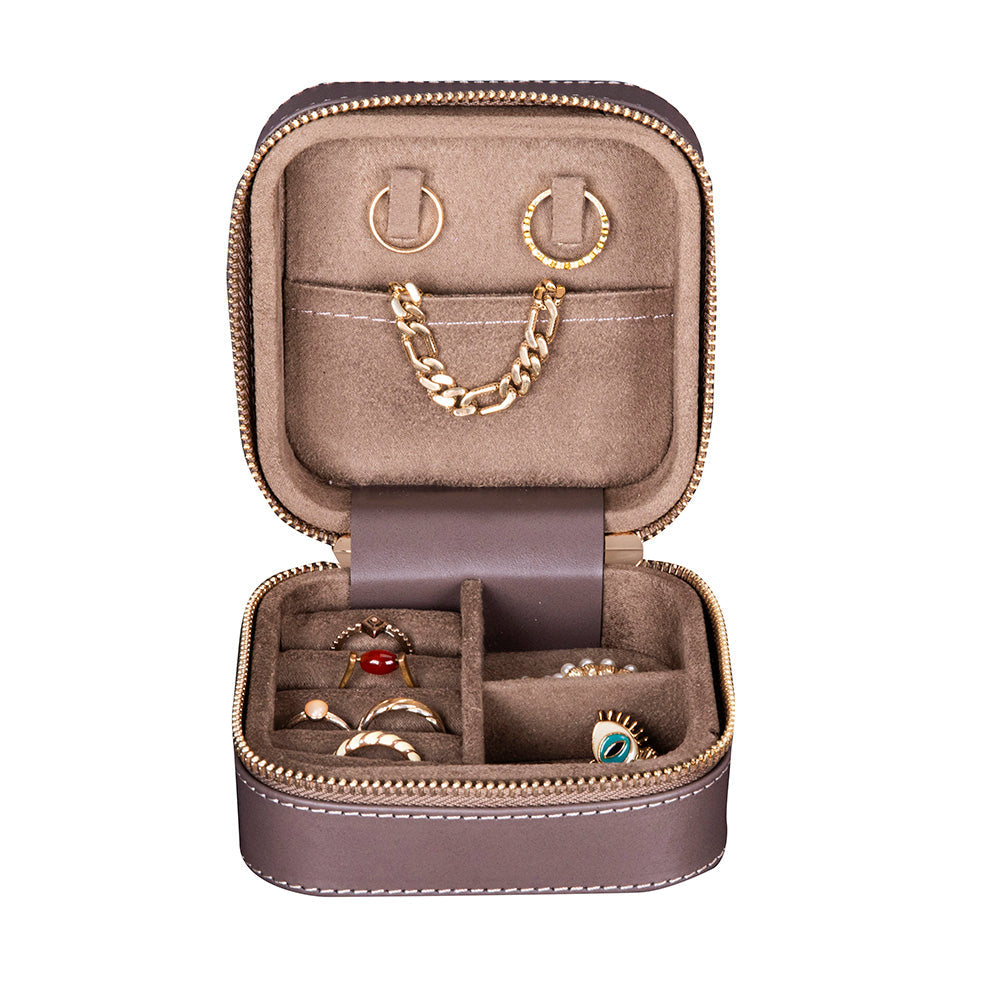 Kate Leather Jewelry Box, Medium