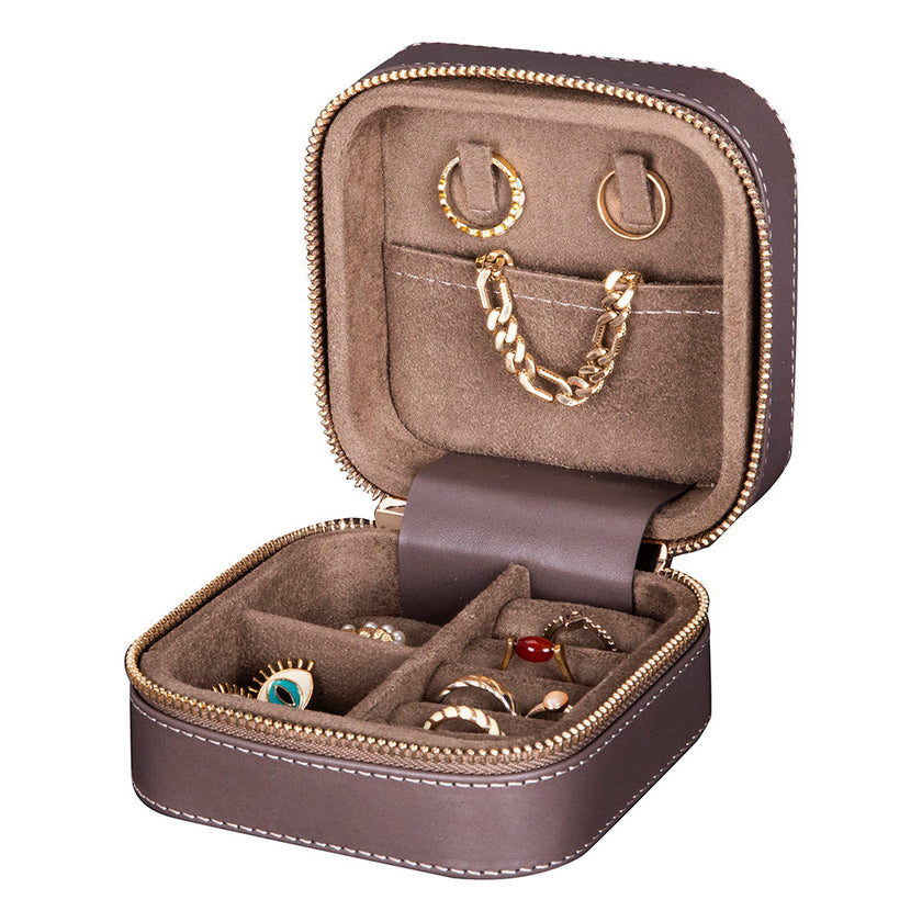 Kate Leather Jewelry Box, Medium