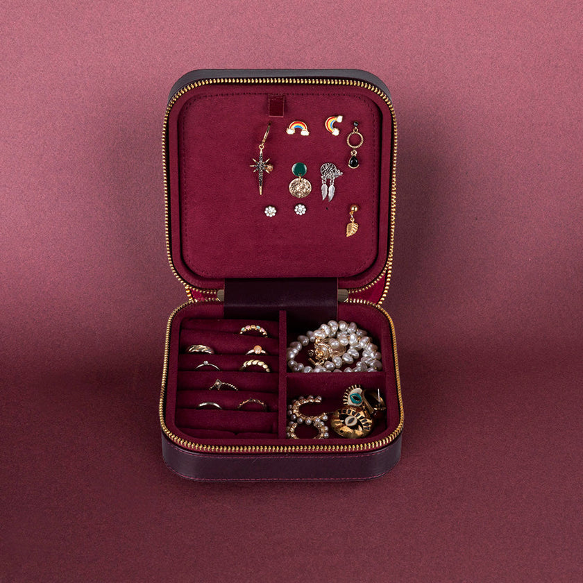 Kate Leather Jewelry Box Large