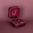 Kate Leather Jewelry Box, Medium