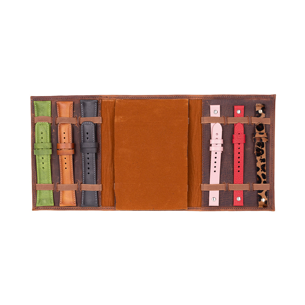 Mira Leather Watch Band Organizer