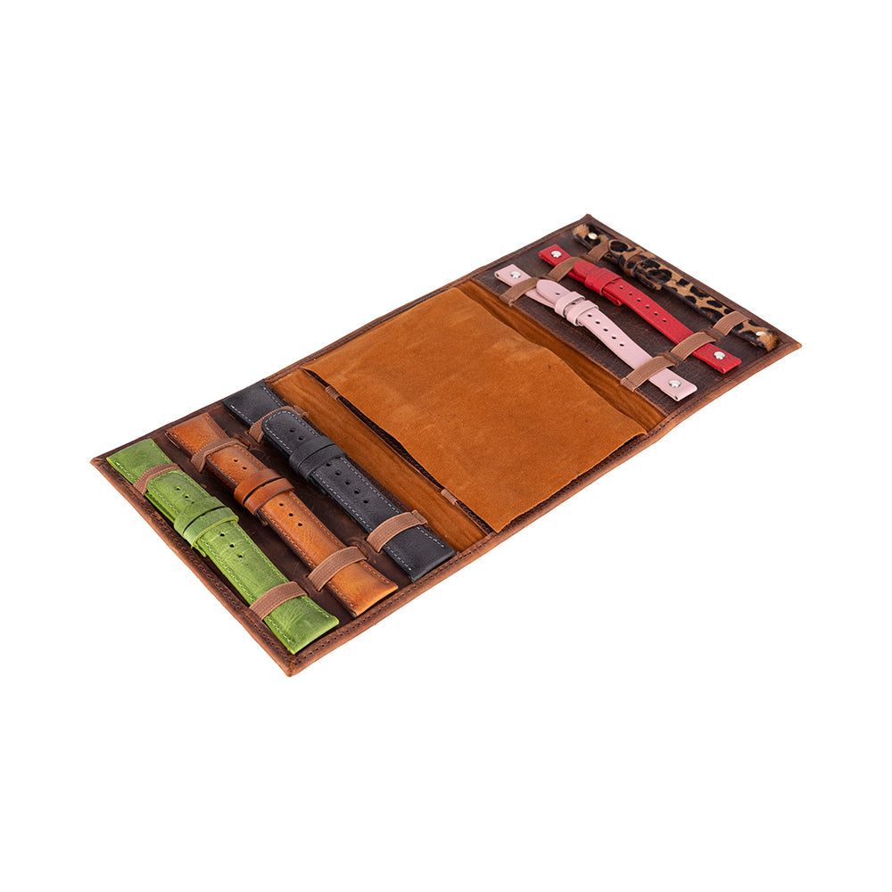 Mira Leather Watch Band Organizer