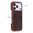 iPhone 17 Pro Leather Snap Case