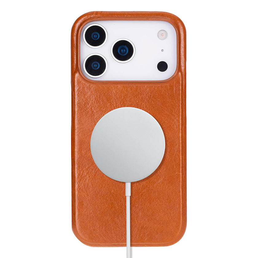 iPhone 17 Pro Leather Snap Case