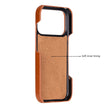 iPhone 17 Pro Leather Snap Case