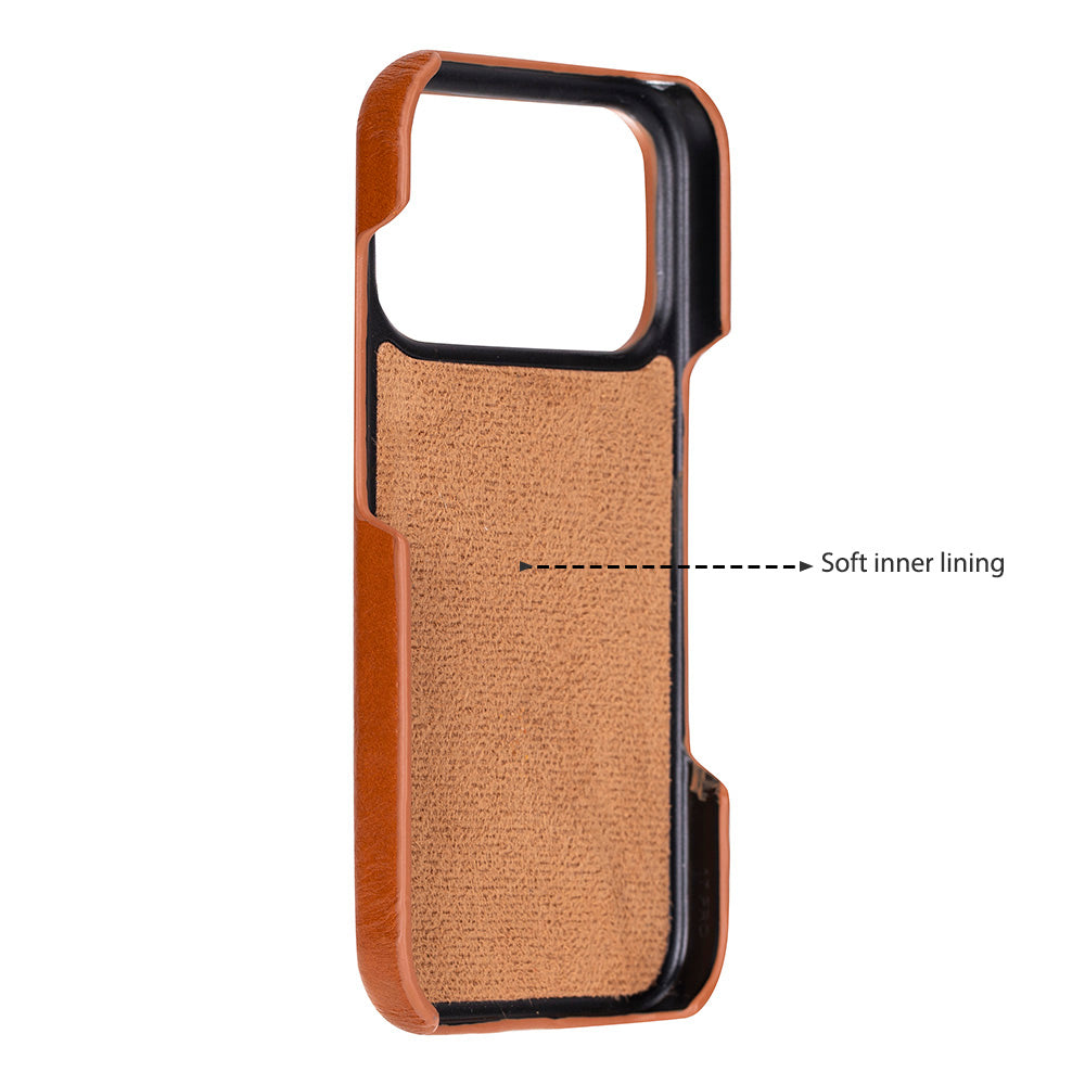 iPhone 17 Pro Leather Snap Case
