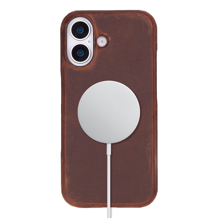 iPhone 17 Leather Snap Case