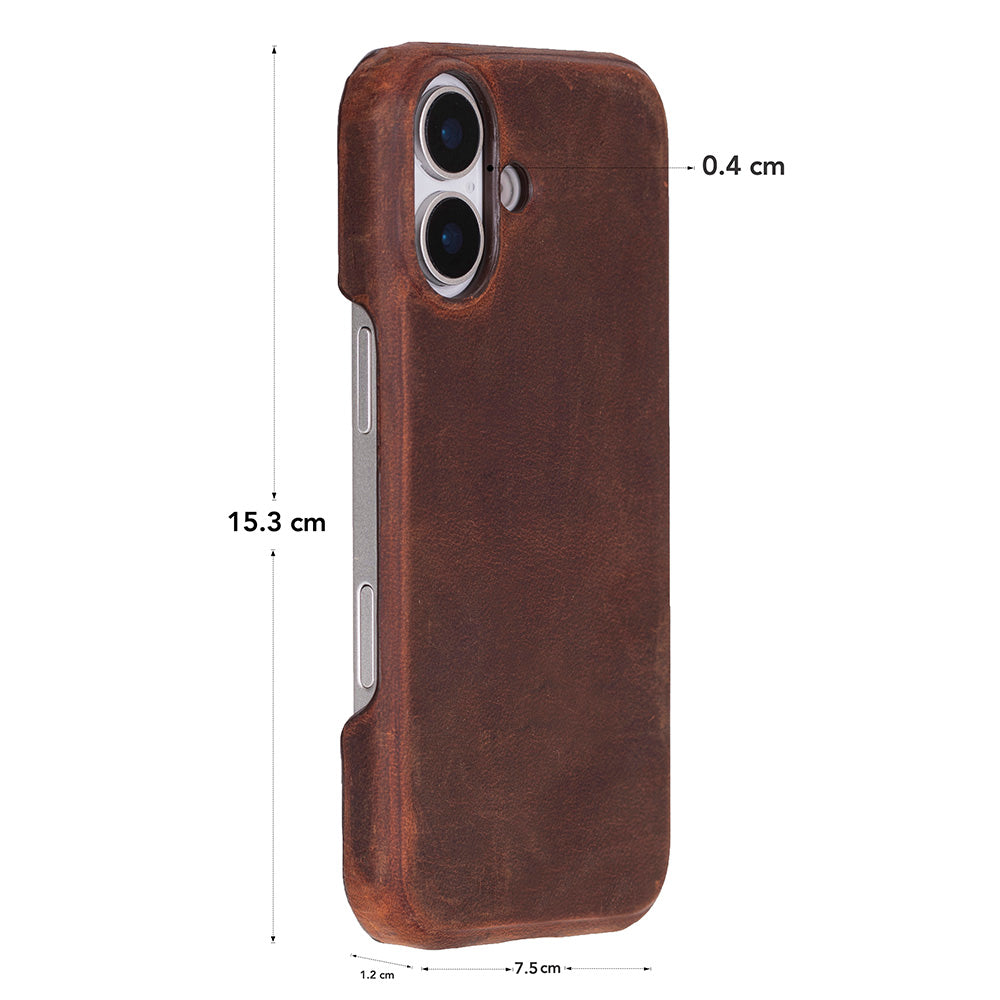 iPhone 17 Leather Snap Case