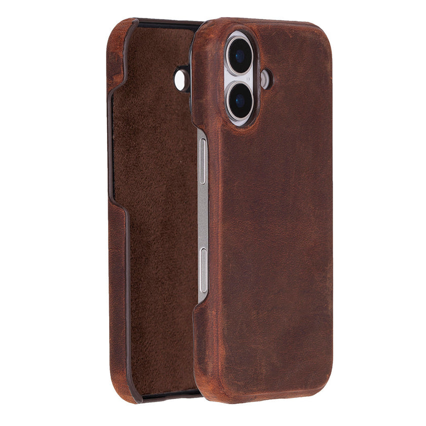 iPhone 17 Leather Snap Case