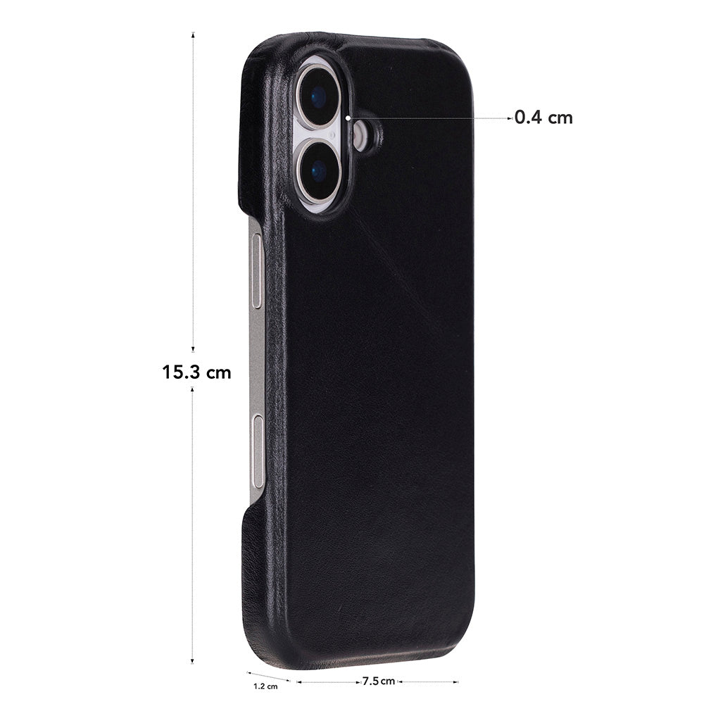 iPhone 17 Leather Snap Case