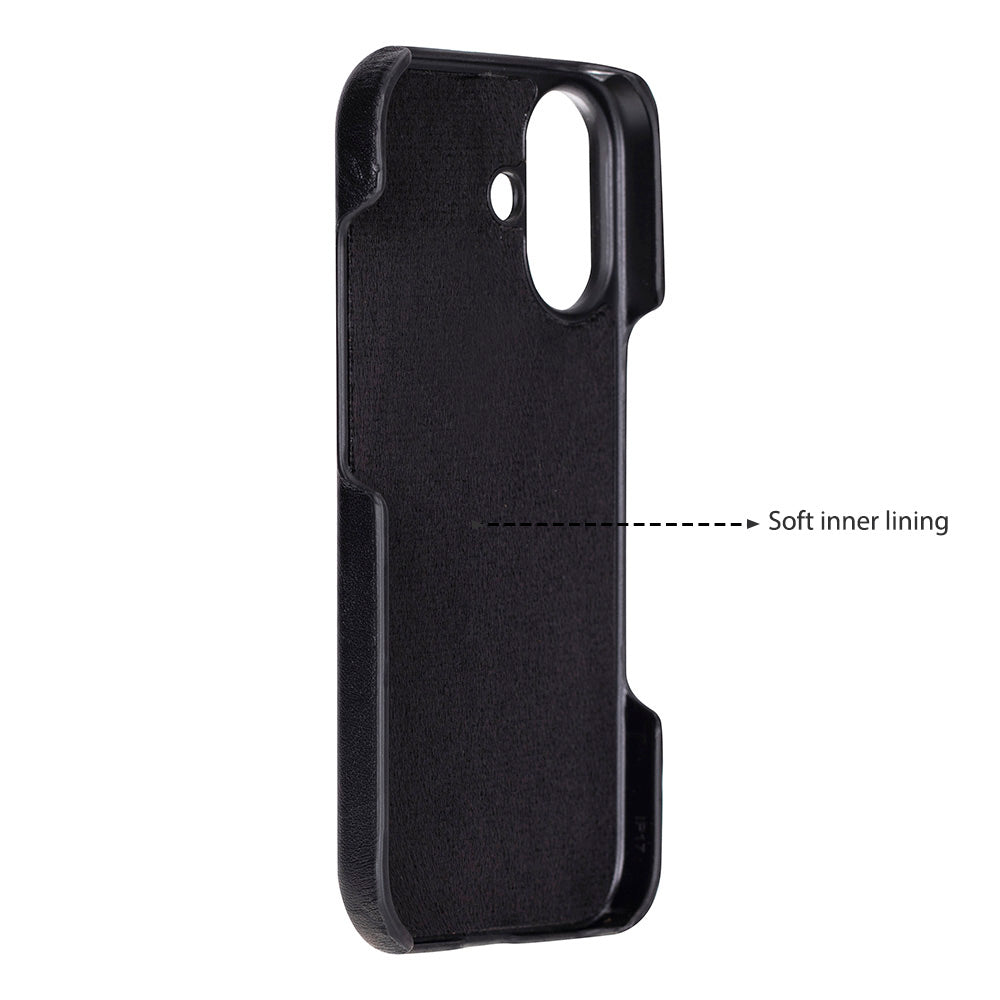iPhone 17 Leather Snap Case