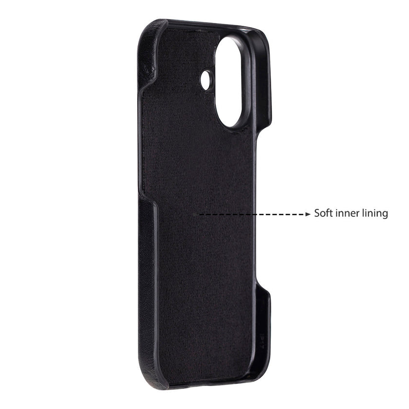 iPhone 17 Leather Snap Case