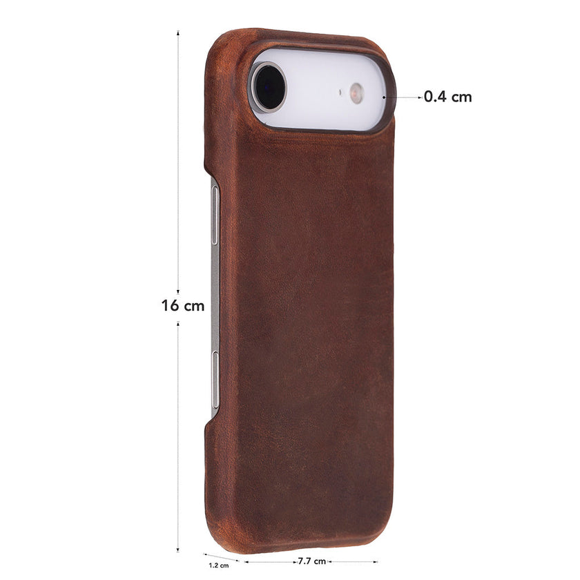 iPhone 17 Air Leather Snap Case