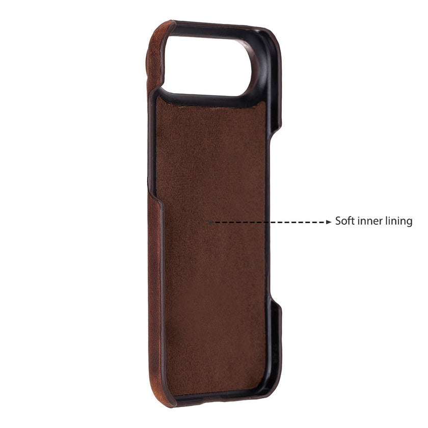iPhone 17 Air Leather Snap Case