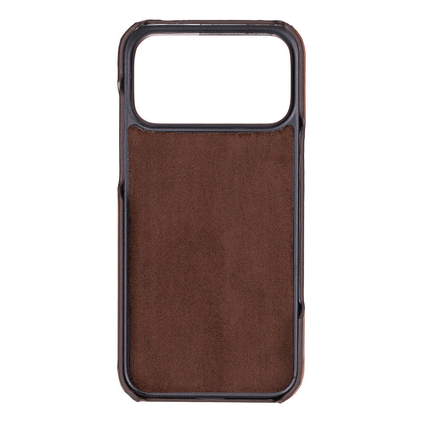 iPhone 17 Pro Max Leather Snap Case
